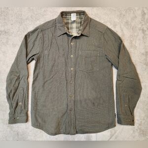 Royal Robbins Plaid Shirt in Gray and Cream